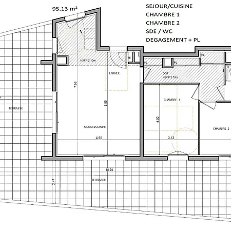 Monaco View, Pool, Garage, 100 M2 Terrace דירה בוסוליי