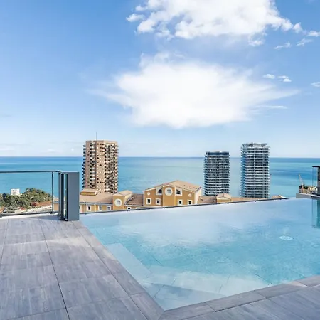 Monaco View, Pool, Garage, 100 M2 Terrace アパート