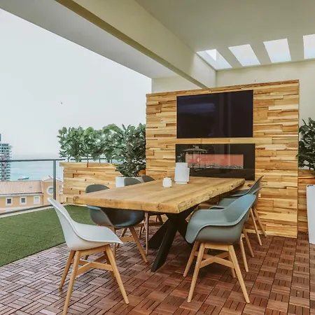 Monaco View, Pool, Garage, 100 M2 Terrace Daire Beausoleil