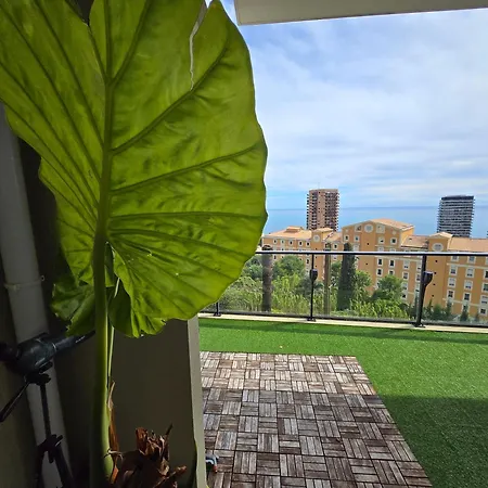 Monaco View, Pool, Garage, 100 M2 Terrace Apartment *